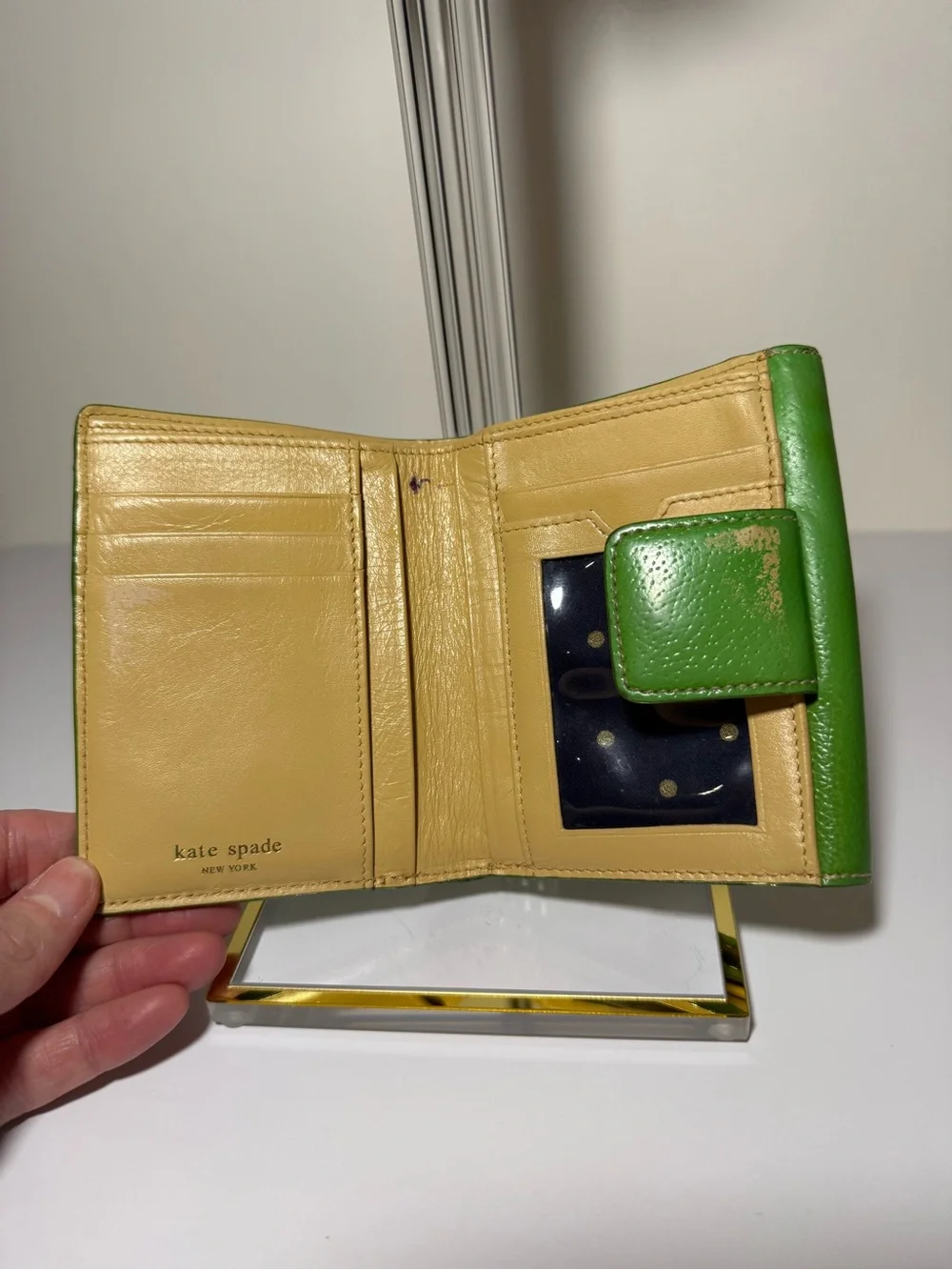 kate spade compact green